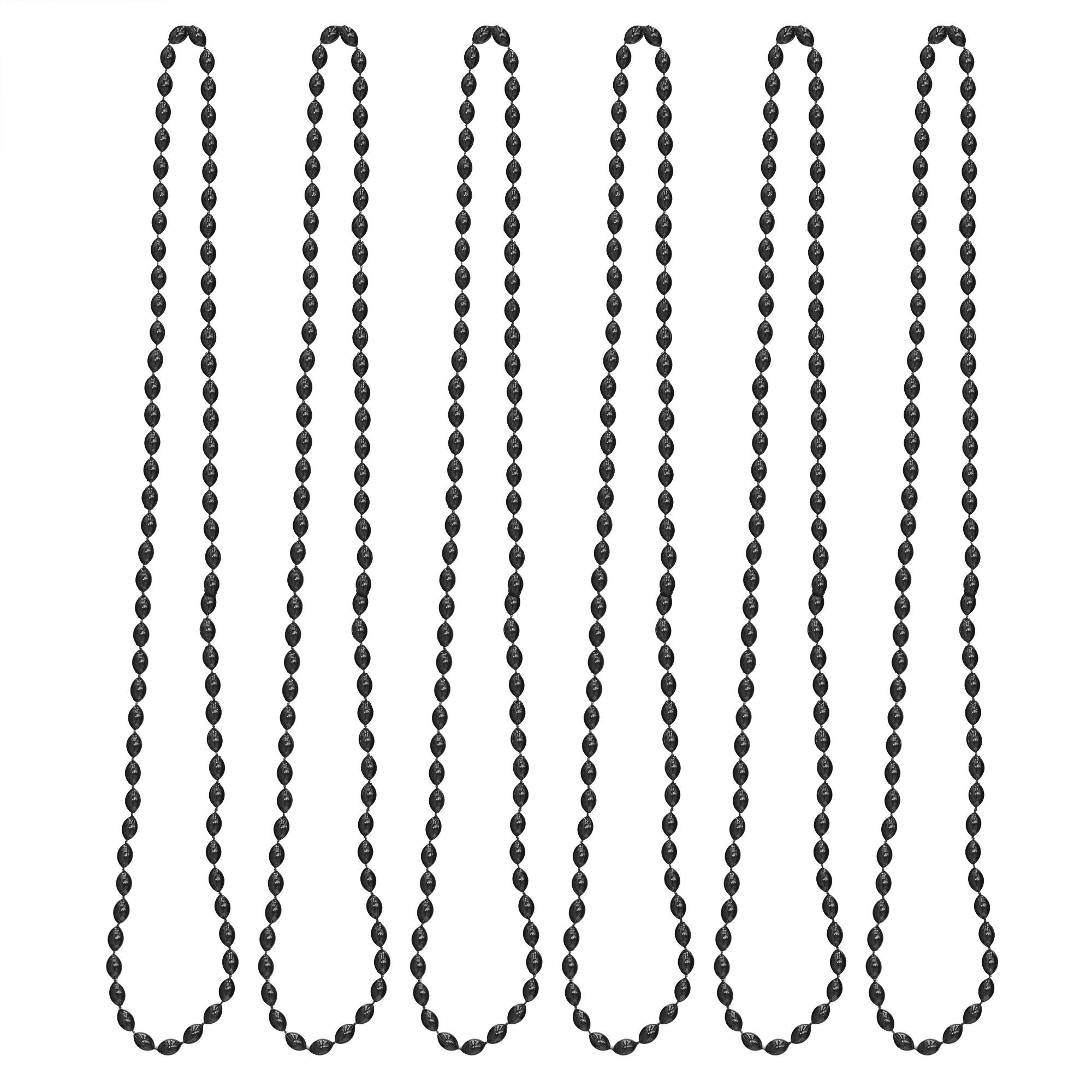 Oval Plastic Party Bead Necklaces
